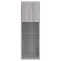 vidaXL TV skrinky s LED svetlami 2 ks sivé sonoma 30,5x30x90 cm