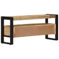 vidaXL TV skrinka 100x30x45 cm, mangový masív