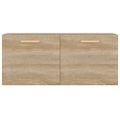 vidaXL Nástenná skrinka dub sonoma 80x35x36,5 cm spracované drevo