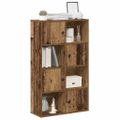 vidaXL Knižnica staré drevo 60x24x101,5 cm kompozitné drevo