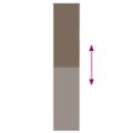 vidaXL Zatemňovacia roleta kávová 55x230 cm šírka látky 50,7 cm polyester