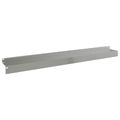 vidaXL Obrubník trávnika 20 ks 100 x 10 x 8 cm Oceľ Strieborná