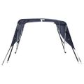 vidaXL Strieška Bimini s 3 oblúkmi a stenami 183x(154-167)x137 cm