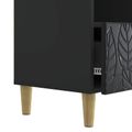 vidaXL TV skrinka 102 x 34,5 x 50 cm Čierna Kompozitné drevo
