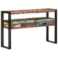 vidaXL Konzolový stôl 120 x 33 x 75 cm Masívne obnovené drevo
