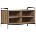 vidaXL TV skrinka 140 x 39,5 x 50 cm Dub artisan Kompozitné drevo