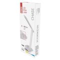 LED stolná lampa EMOS Z7619W CHASE, biela