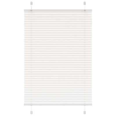vidaXL plisovaná roleta biela 100x150 cm šírka látky 99,4 cm
