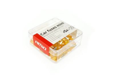 Autopoistky MINI puzdro 50 ks 5A