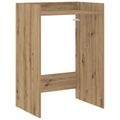 vidaXL Kabinet na práčku Remeselnícky dub 67,5 x 48 x 97 cm