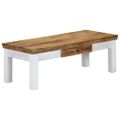 vidaXL Konferenčný stolík 110x50x40 cm masívne mangovníkové drevo