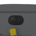 vidaXL Elektrické masážne sklápacie kreslo sivé umelá koža