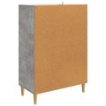 vidaXL Servírovacia skriňa so zásuvkou Betónovo sivá 66 x 34,5 x 95 cm