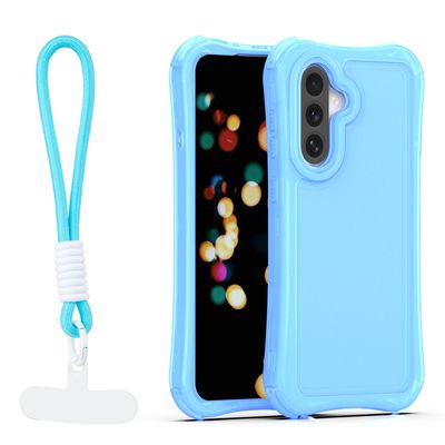 Púzdro Safepop s popruhom pre Samsung Galaxy A57 5G modrá