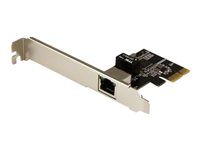 PCI Express, Intel I210 NIC - Single Port PCIe Network Adapter Card with Intel Chipset (ST1000SPEXI) - Sieťový adaptér - PCI Express x1 nízky profil - 1GbE - 1000Base-T - čierna
