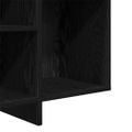 vidaXL Servírovacia skriňa Čierny dub 120 x 30 x 75 cm