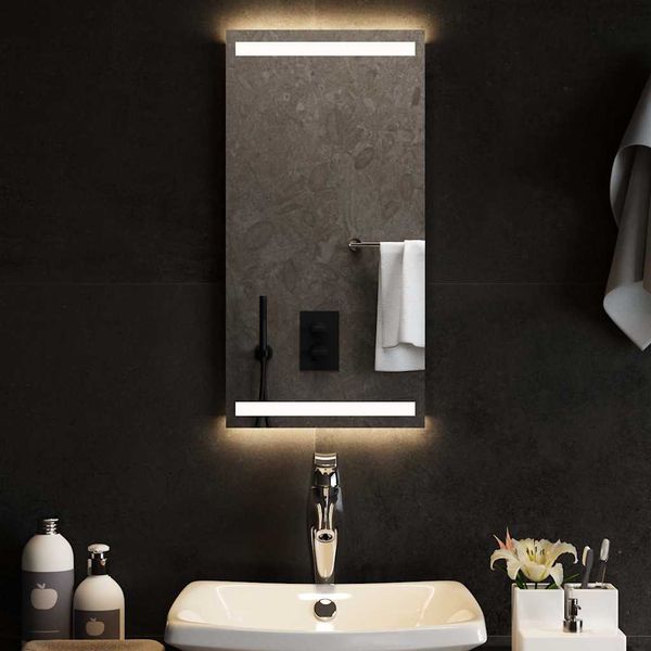 vidaXL LED kúpeľňové zrkadlo 30x60 cm