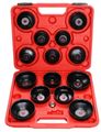 Násadové kľúče na olejové filtre MECHANIC OIL WRENCH 14, 1/2" - Prasknutý kufor SIXTOL