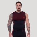 Bezšvové tielko OG1 Black/Red - GymBeam, veľkosť L