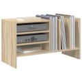 vidaXL Skrinka na gramofónové platne Sonoma dub 78,5 x 35 x 45 cm