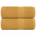 vidaXL Utierky na umývanie FROGN 2 ks zlaté 30x30 cm 360 g/m²