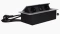 Výklopný blok zapustený ORNO OR-AE-13126/G, 2x 230V a 2x USB, strieborný Výklopný blok zapuštěný ORNO OR-AE-13126/G, 2x 230V a 2x USB, stříbrný