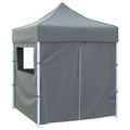 vidaXL Párty stan 200 x 200 x 315 cm Antracitová Oxfordská látka