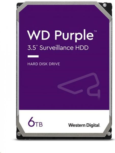 WD Purple/6TB/HDD/3.5''/SATA/5400 RPM/3R