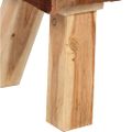 vidaXL Lavica, pravá kozia koža 120x30x45 cm
