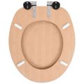vidaXL WC sedadlá s pomalým sklápaním 2 ks, MDF, motív bambusu