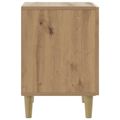 vidaXL Nočný stolík Dub artisan 43 x 34,5 x 50 cm Kompozitné drevo