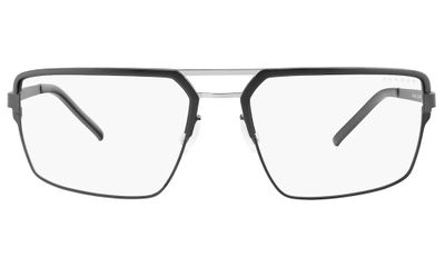 GUNNAR kancelárske/hermé okuliare  PINNACLES ONYX-SILVER číre sklá-PRO BLF 35 GUNNAR focus