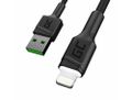 Green Cell KABGCSET05 set 3 rýchlonabíjacích káblov Ray USB - Lightning 120cm biela LED