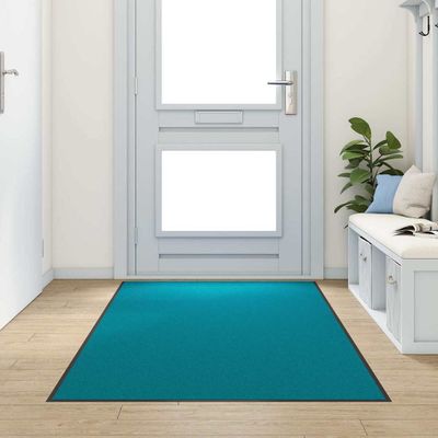 vidaXL Rohož Cyan a Čierna 120 x 300 cm 100% polyamid