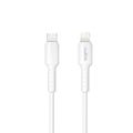 Maxlife MXUC-13 kábel USB-C - Lightning 1,0 m 27W biely