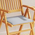 vidaXL Záhradné podsedáky 2 ks svetlosivé 45x45x2 cm štvorcové
