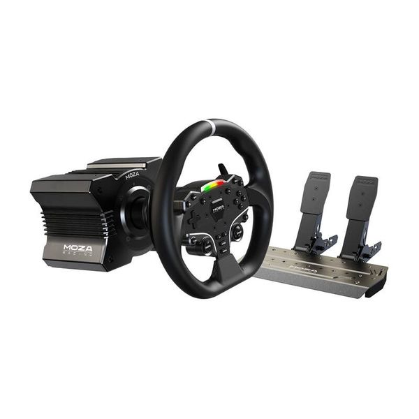 Gaming Set - Base R5 + Steering Wheel ES + Pedals SRP-Lite + Table Clamp MOZA RACING R5 RS20 (PC)