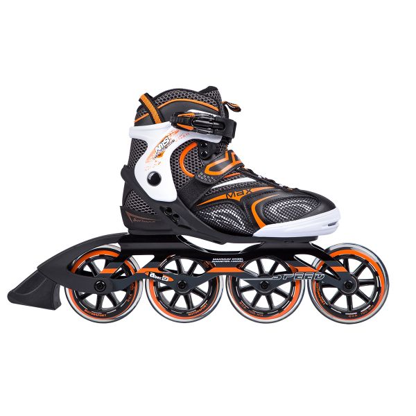 Kolieskové korčule NILS EXTREME NA 1060 S čierno-oranžové