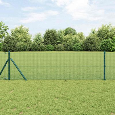 vidaXL Zvarený drôtený plot 2500 x 40 cm Zelená