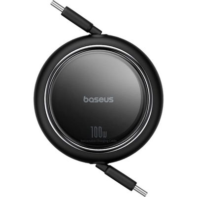 Baseus Dátový kábel Free2Draw mini USB-C/USB-C 1m 100W čierny