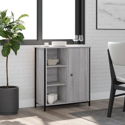 vidaXL Komoda sivá sonoma 70x30x80 cm kompozitné drevo