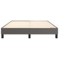 vidaXL Posteľný rám s boxspringom sivý 140x200 cm umelá koža