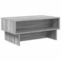 vidaXL Konferenčný stolík Sivý Sonoma 80 x 46 x 35 cm Kompozitné drevo