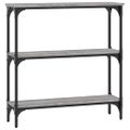 vidaXL Konzolový stolík sivý sonoma 75x22,5x75 cm kompozitné drevo