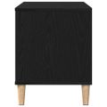 vidaXL Skrinka na gramofónové platne Čierny dub 100 x 38 x 48 cm