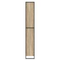 vidaXL Knižnica 80 x 30 x 189,5 cm Kompozitné drevo Sonoma