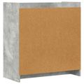 vidaXL Servírovacia skriňa Betónovo sivá 72 x 36 x 80 cm