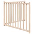 vidaXL Brána pre psa skladacia 2 panely 160 cm masívne jedľové drevo