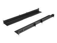 4 Post Rack Rails (UNIRAILS1UB) - Sada koľajníc skrine - montáž do racku - čierna - 1U - 19" - pre P/N: RK1536BKF, RK1836BKF