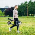 Kolobežka NILS Extreme HM124T s kotúčovou brzdou fialová